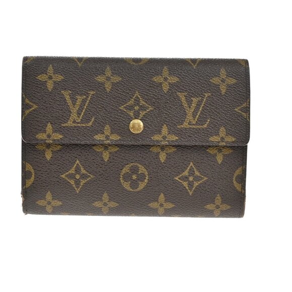 LOUIS VUITTON Porte Tresor Etui Papier Trifold Wallet Monogram BN - Picture 1 of 16
